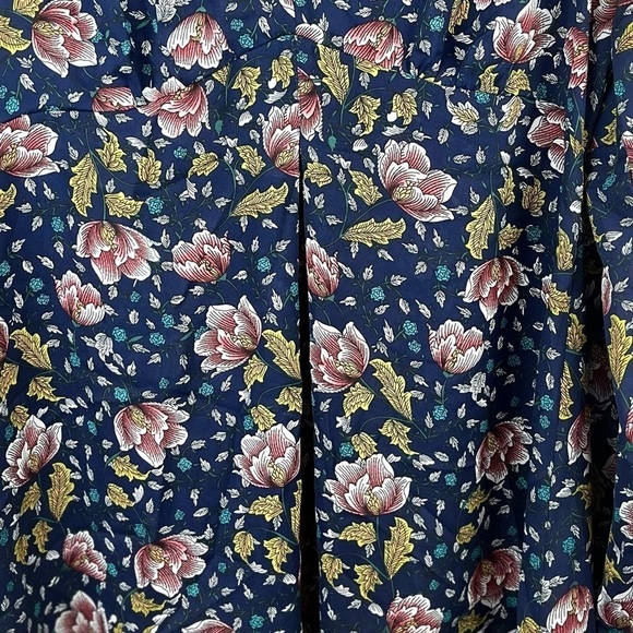 UMGEE Floral Boho Mini Dress Small Cottagecore Prairie - Picture 6 of 14